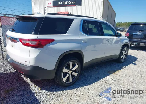 2021 Chevrolet Traverse Fwd Lt Leather из США, поврежденный, VIN 1GNERHKWXMJ105275